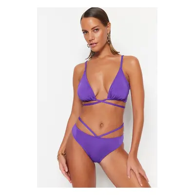 Trendyol Fiple Piping Regular Leg Bikini Bottom