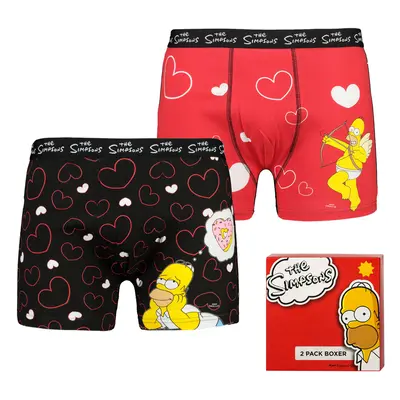 Pánské boxerky The Simpsons Love 2ks Dárkové balení - Frogies