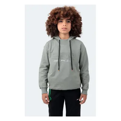 Dětská unisex mikina Slazenger Dror Khaki