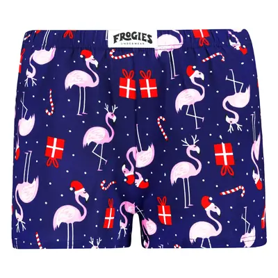 Dámske boxerky Flamingo Frogies Christmas