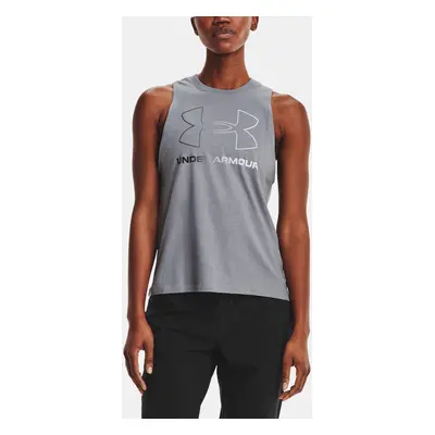 Under Armour Tílko Live Sportstyle Graphic Tank-GRY - Dámské