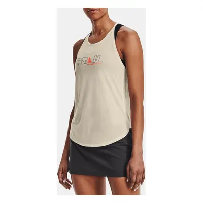 Under Armour Tílko UA Run Trail Tank-BRN - Dámské