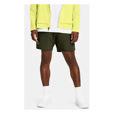 Under Armour Kraťasy LAUNCH ELITE 2in1 7'' SHORT-GRN - Pánské