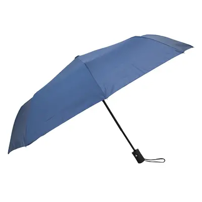 Semiline Unisex's Short Semi-automatic Umbrella L2050-1 Navy Blue