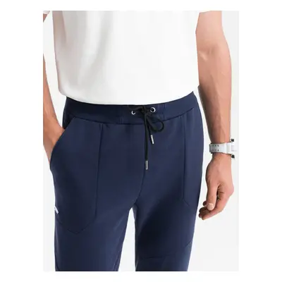 Ombre Men's sweatpants joggers - dark blue