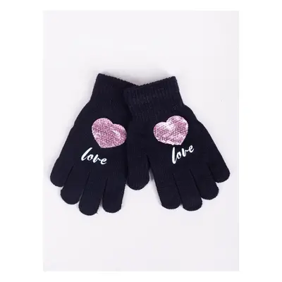 Yoclub Kids's Gloves RED-0099G-AA50-009