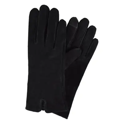 Semiline Woman's Women Suede Antibacterial Gloves P8204