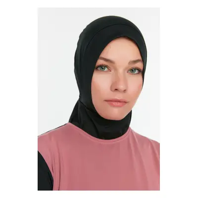 Trendyol Black Neck Collar Swimwear Bonnet