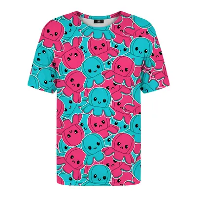 Mr. GUGU & Miss GO Unisex's Happy Sad Octopus T-Shirt Tsh2352