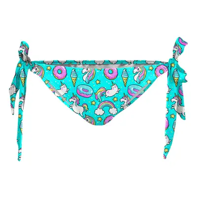 Aloha From Deer Woman's Teal I Die Bikini Bows Bottom WBBB AFD572