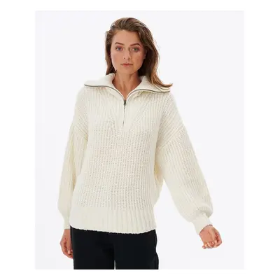 Svetr Rip Curl SEEKER 1/4 ZIP Bone