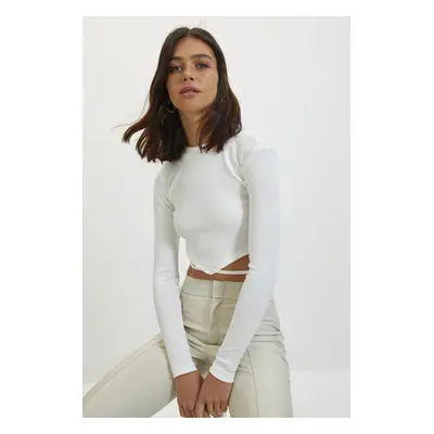 Dámský crop top Trendyol Tie detailed