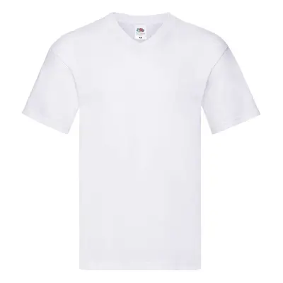 White T-shirt Original V-neck Fruit of the Loom