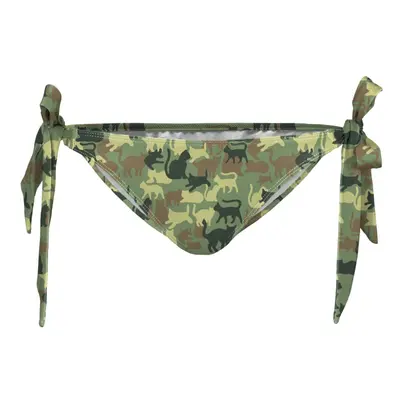 Aloha From Deer Woman's Camo Cats Bikini Bows Bottom WBBB AFD090