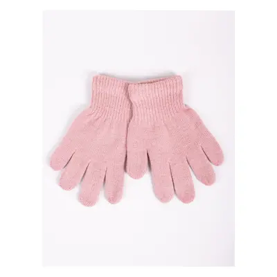 Yoclub Kids's Children's Basic Gloves RED-MAG4U-0050-005