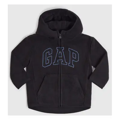 GAP Dětská mikina fleece s kapucí - Kluci