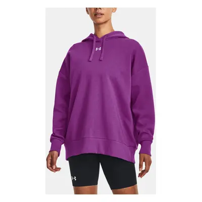 Under Armour Mikina UA Rival Fleece OS Hoodie-PPL - Dámské