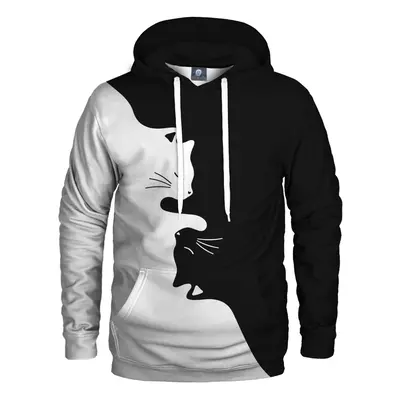 Aloha From Deer Unisex's Yinyang Cats Hoodie H-K AFD995