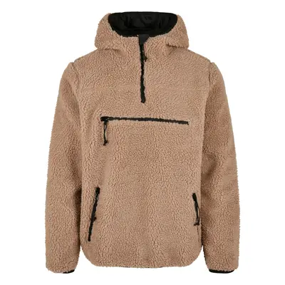 Teddyfleece Worker Pullover Jacket camel