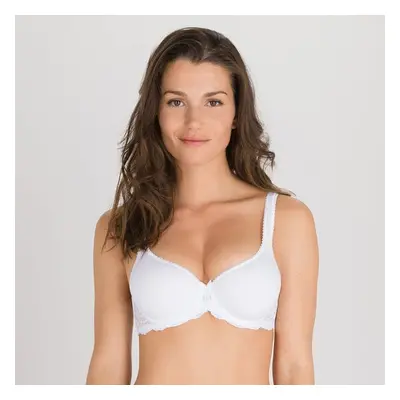 Bílá dámská podprsenka s kosticemi Playtex Flower Elegance Underwire Bra