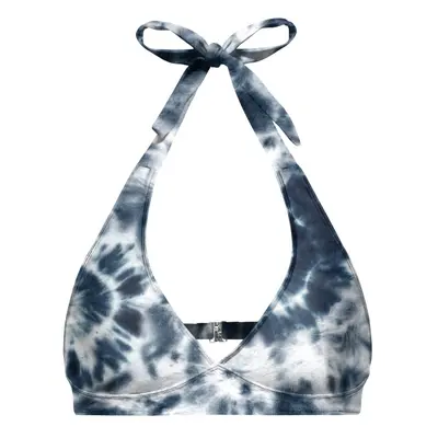 Aloha From Deer Woman's Ink Tie Dye Halter Neck Bikini Top BTH AFD845