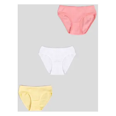 Yoclub Kids's Cotton Girls' Briefs Underwear 3-Pack BMD-0035G-AA30