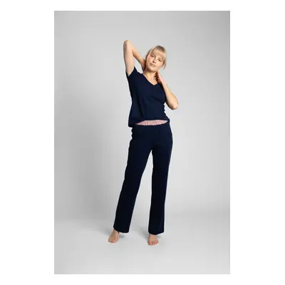 LaLupa Woman's Trousers LA016 Navy Blue