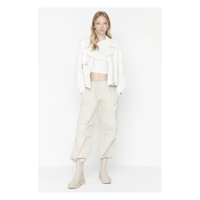 Trendyol Beige Pajamas Normal Waist Parachute Trousers