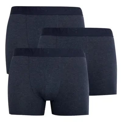 3PACK pánské boxerky Levis modré