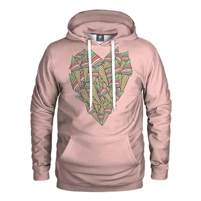 Aloha From Deer Unisex's Ice-Cream Heart Hoodie H-K AFD081