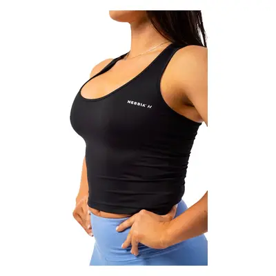 Dámské tílko Nebbia Sporty Slim-Fit Crop Tank Top black