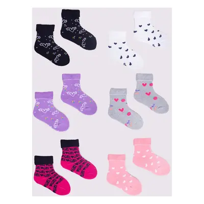 Yoclub Kids's Terry Socks 6-Pack SKF-0003G-AA00-002