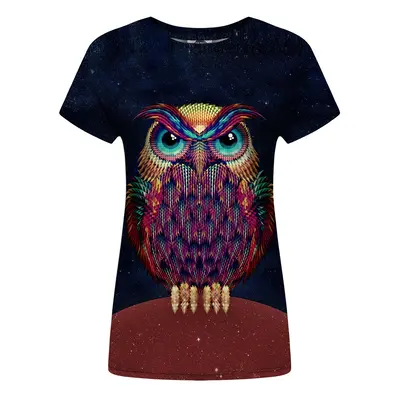 Mr. GUGU & Miss GO Woman's T-shirt WTSH735 Navy Blue