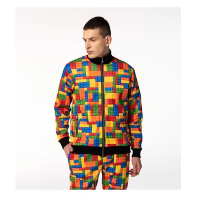 Mr. GUGU & Miss GO Man's Blocks Track Jacket S-W-526