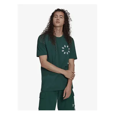 Zelené pánské tričko adidas Originals - Pánské