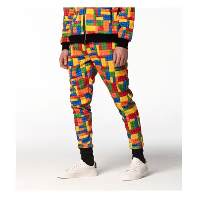 Mr. GUGU & Miss GO Man's Blocks Track Pants PNS-W-548