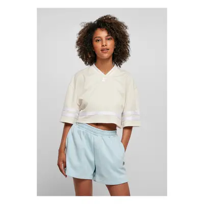 Dámský starter Cropped Mesh Jersey bleděbílý/bílý