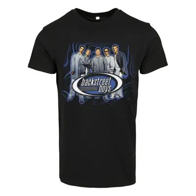 Backstreet Boys Throwback Oval Tee černé