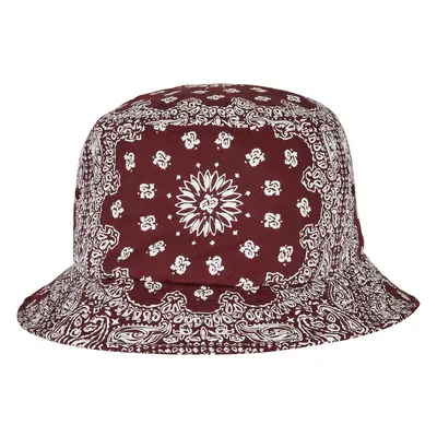 Bandana Print Bucket Klobouk třešeň/bílá