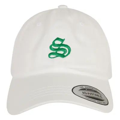 Letter White Low Profile Cap