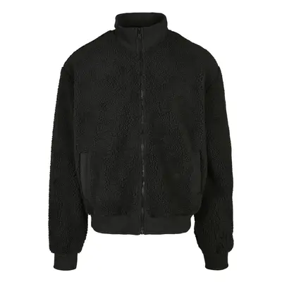 Boxy Sherpa Jacket černá