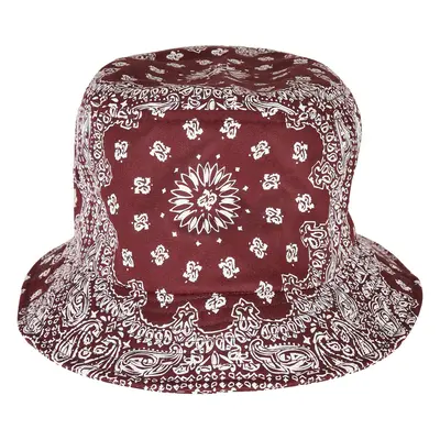 Bandana Print Bucket Hat oranžová