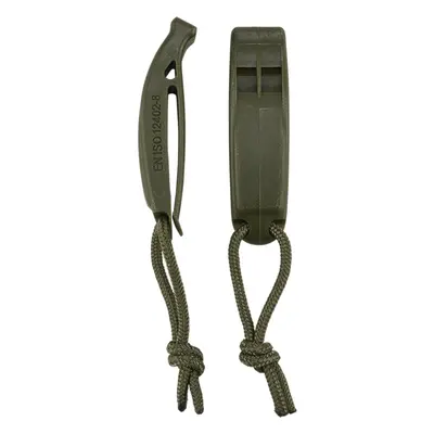 Signal Whistle Molle 2-Pack olivový