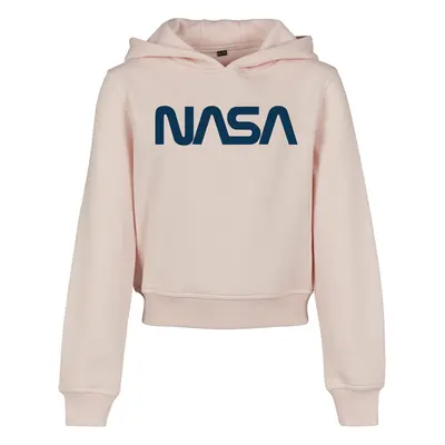 Dětská NASA Cropped Hoody růžová