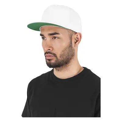 Klasický 5panelový Snapback bílý