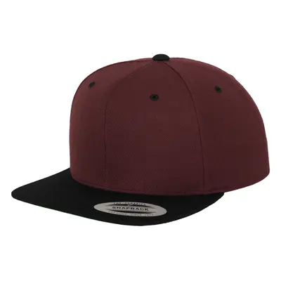 Klasický Snapback 2-Tone kaštanová/blk