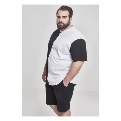 Oversize tričko Harlekýn blk/wht