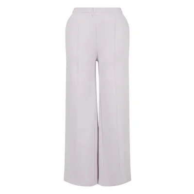 Dámské kalhotky Straight Pin Tuck Sweat Pants softlilac