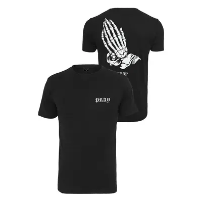 Pray Skeleton Hands Tee černé