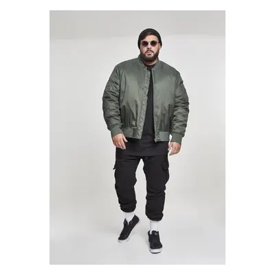 Basic Bomber Jacket olivová